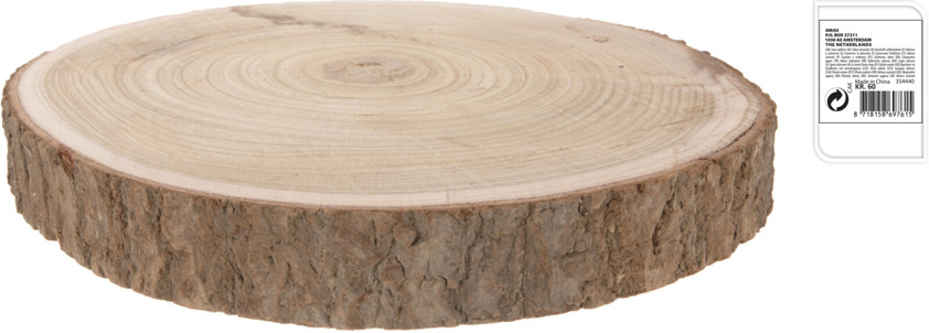 Wooden Bark Slice
