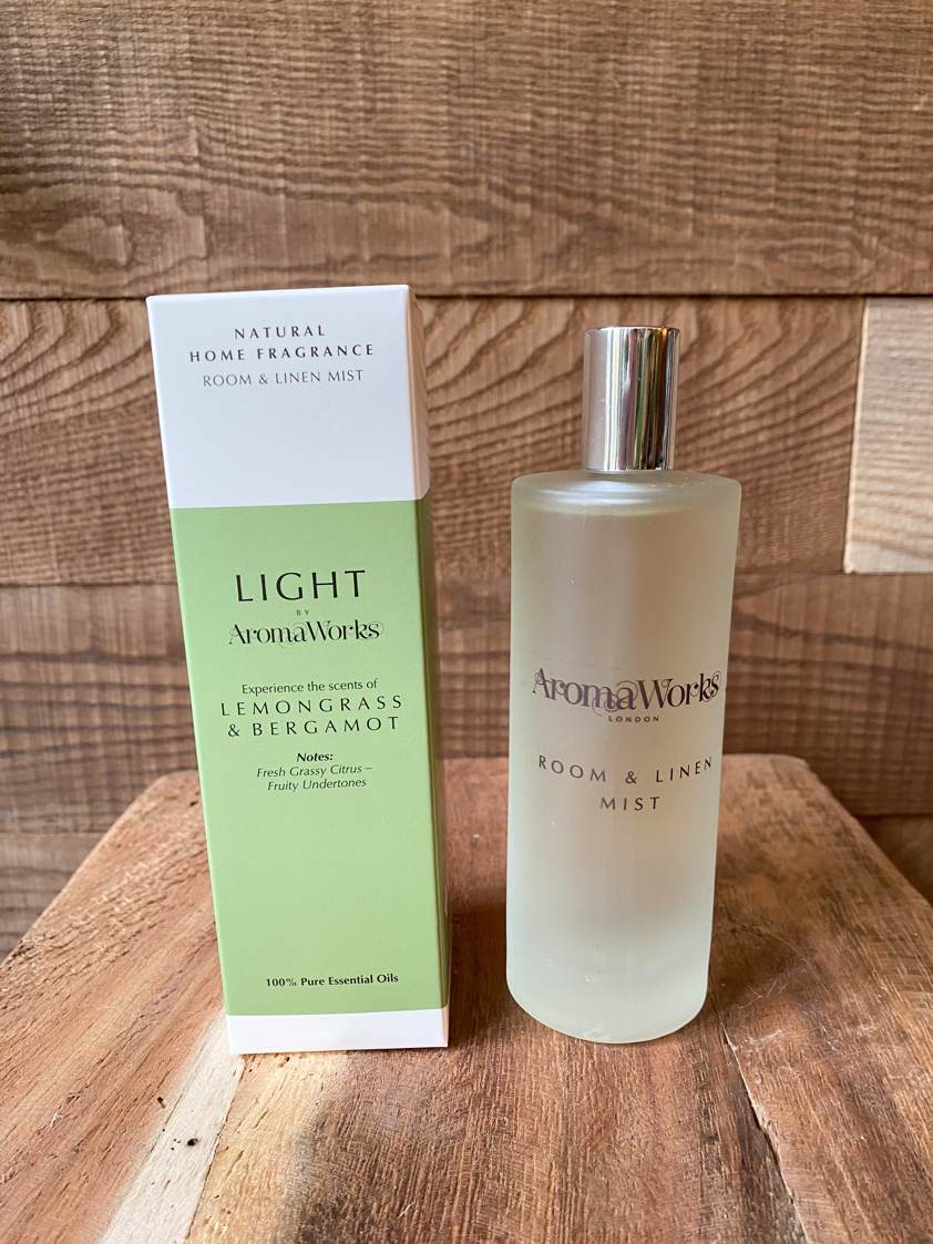 AromaWorks - Lemongrass & Bergamot Room Mist