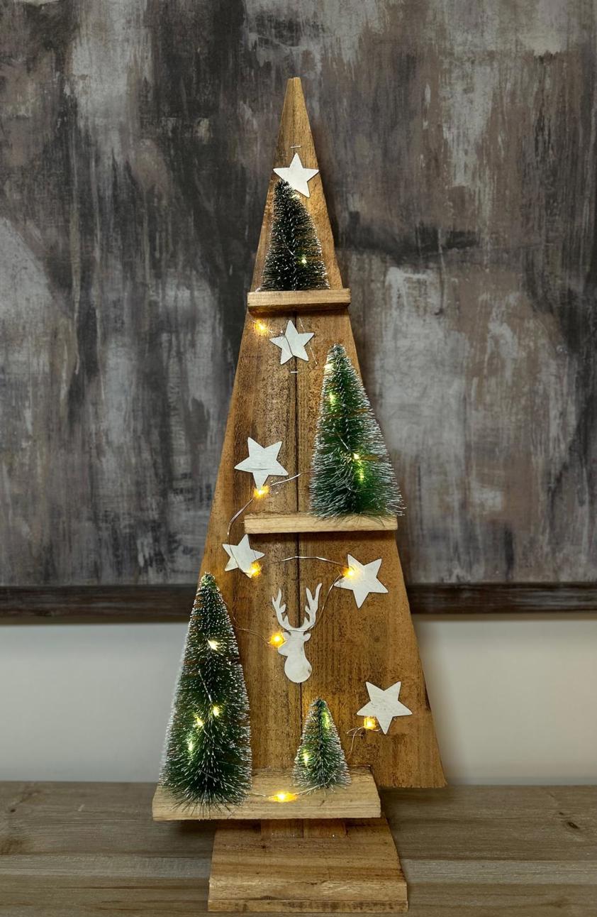 Wooden LED Tree