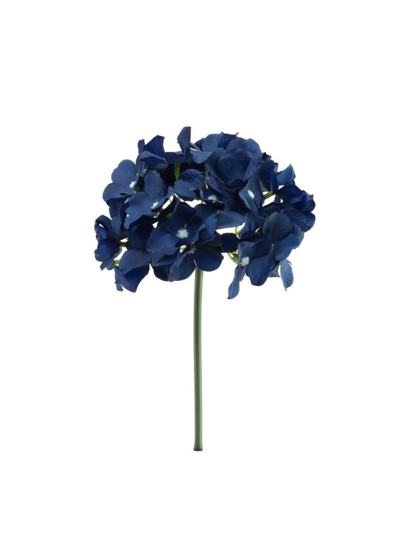 Short Hydrangea Royal Blue Bunch of four