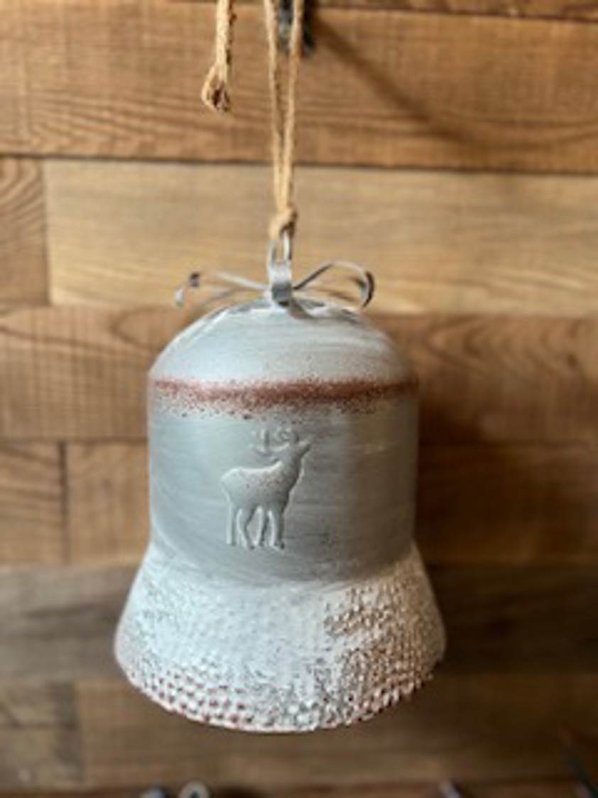 Extra Large Grey Hanging Bells