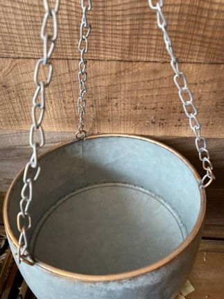  Zinc Hanging Pot