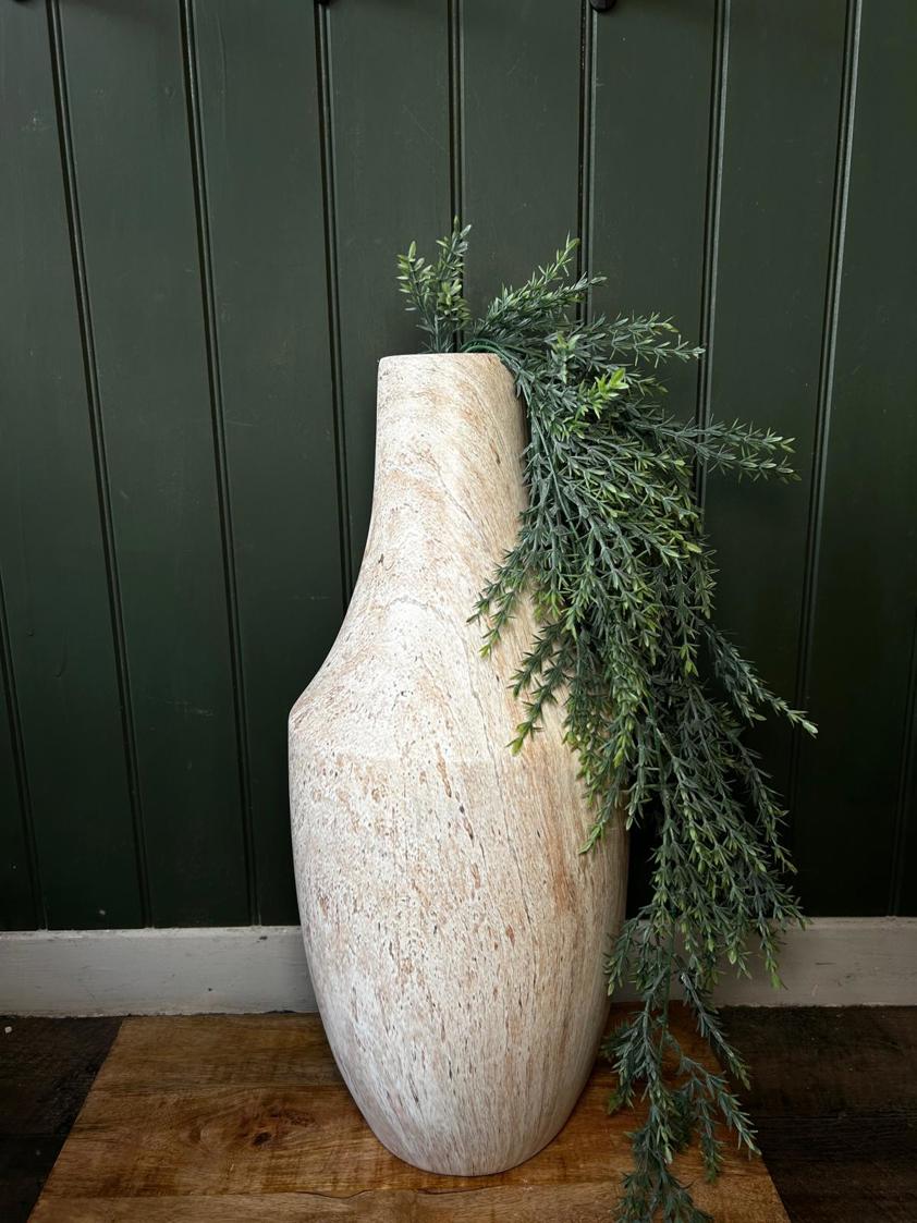 Natural Grain Effect Vase