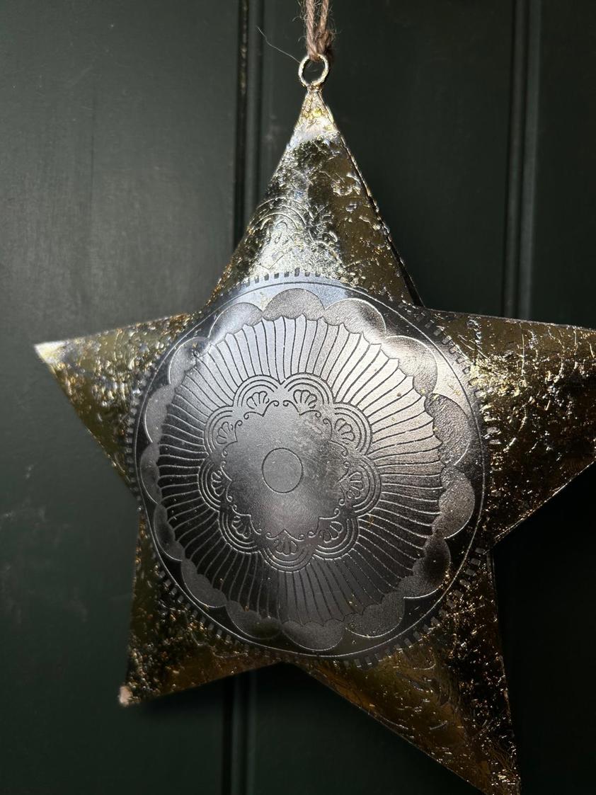 Gold & Silver Metal Star