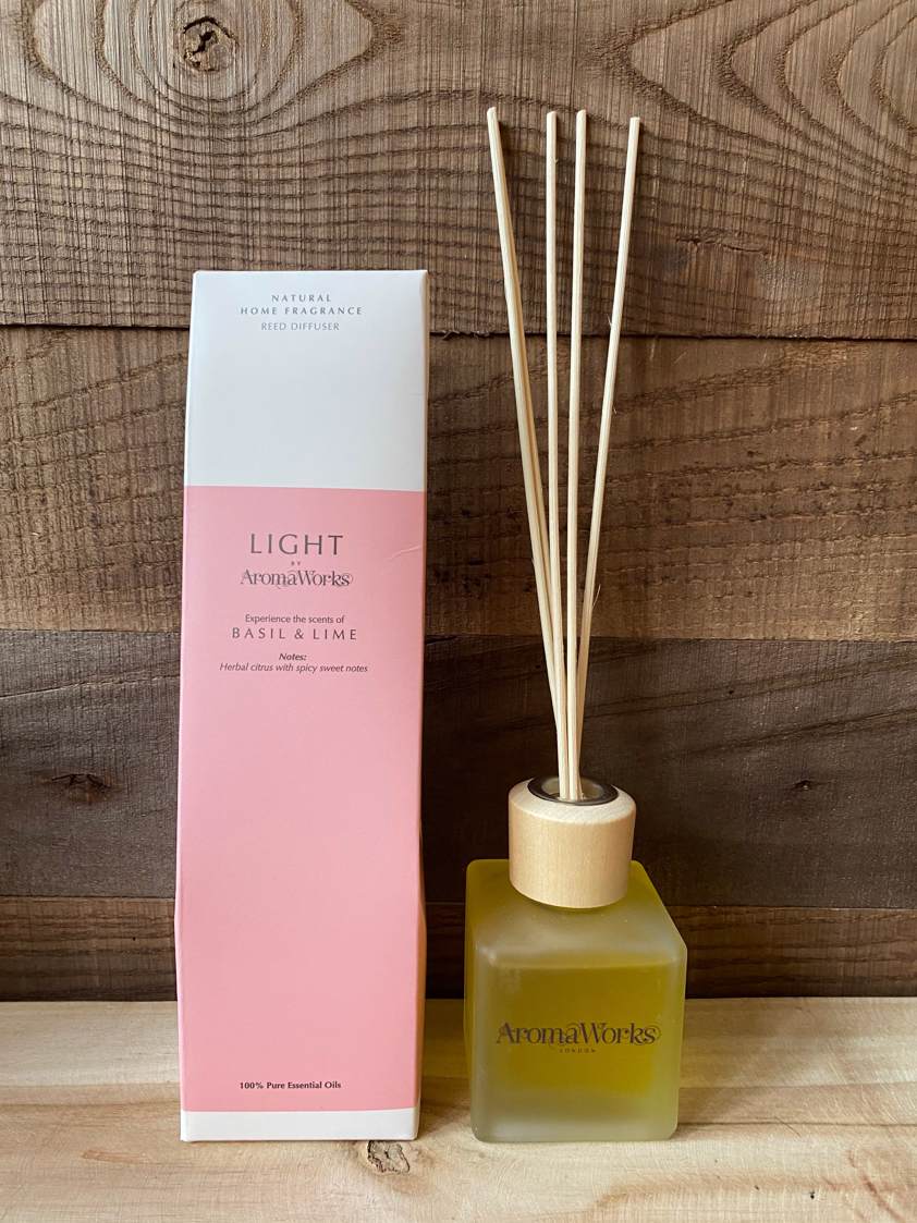 AromaWorks - Basil & Lime 100ml Diffuser