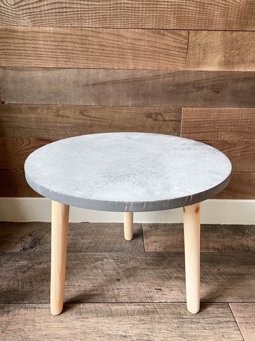 Small Cement Look Table