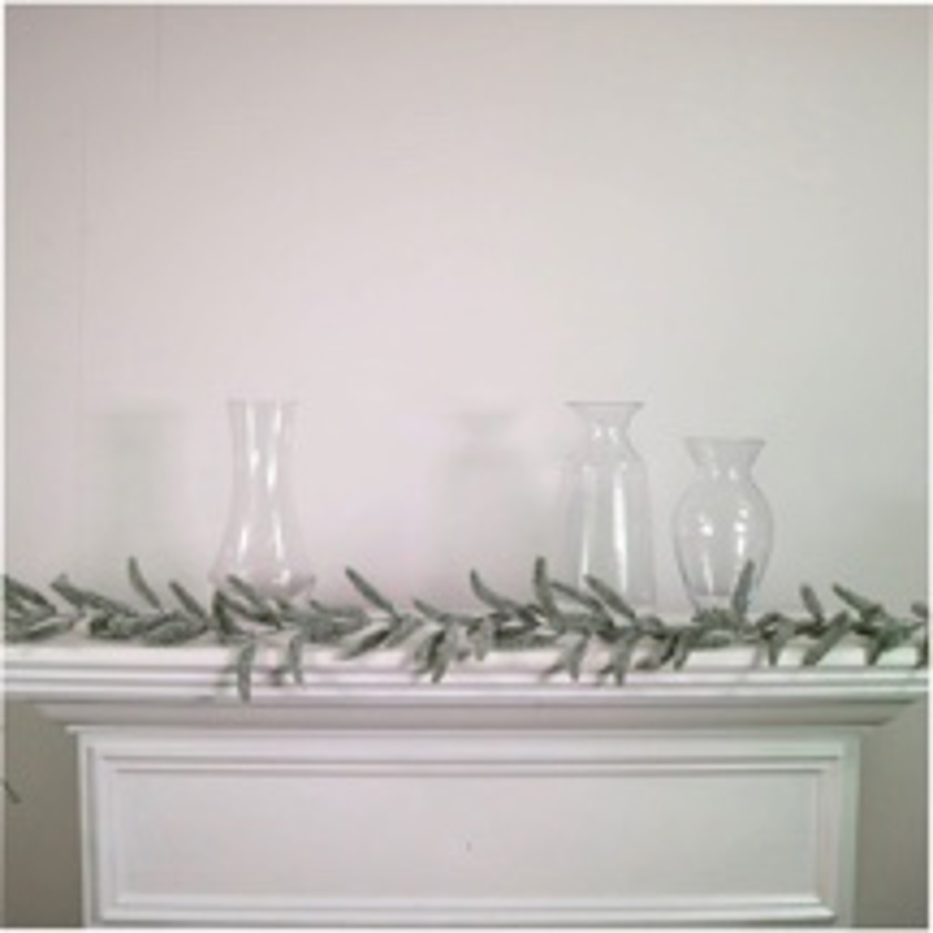 Snowcap Spruce Garland Snowy Green