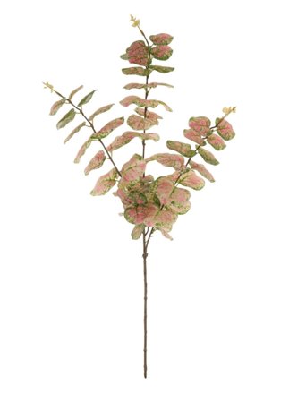  Rounded Eucalyptus Spray Pink/Green