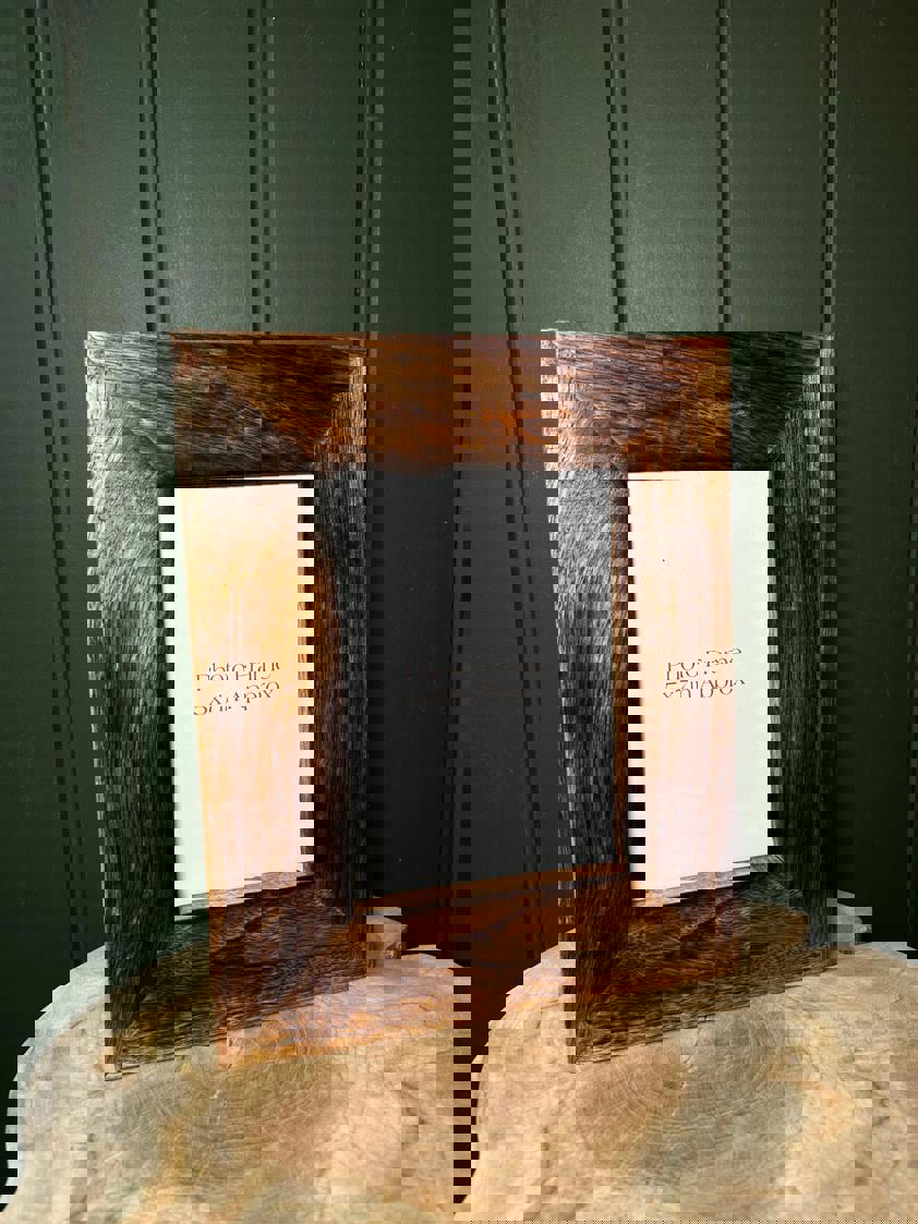 Mango Wood Wedge Photo Frame 5x7"