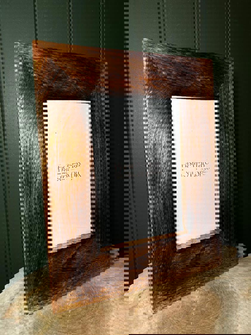 Mango Wood Wedge Photo Frame 5x7"