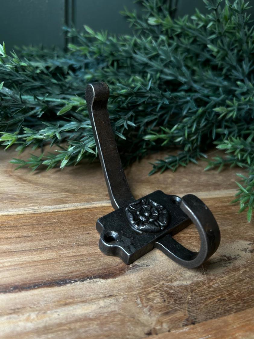 Cast Iron Yorkshire Rose Hook