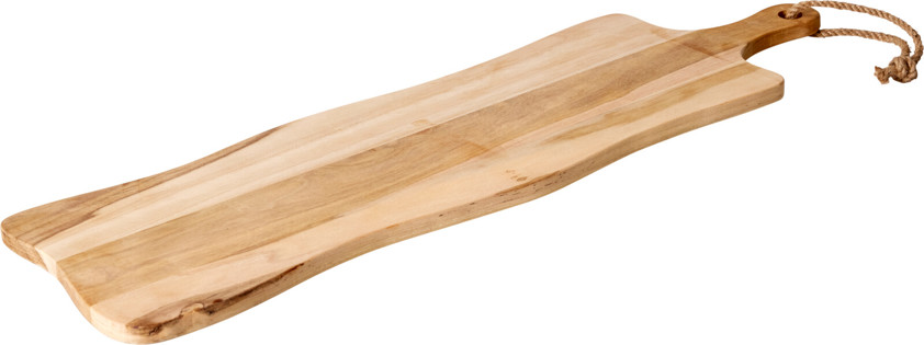 Wavy Teak Serving Board