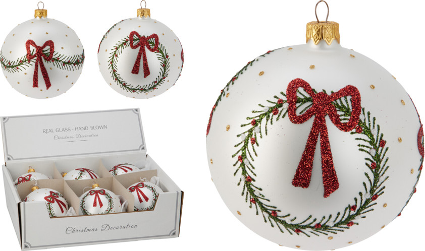 Hand Blown Glass Bow Bauble Hand Blown Glass Bow Bauble