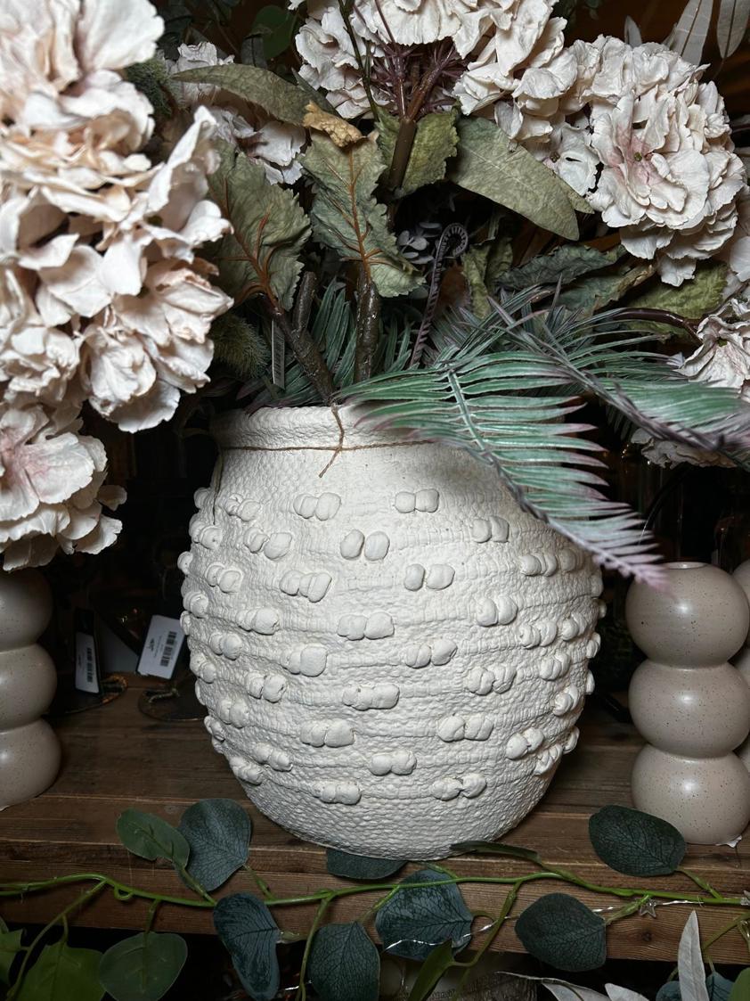 Large Cream Vase