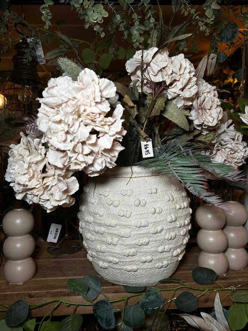 Large Cream Vase