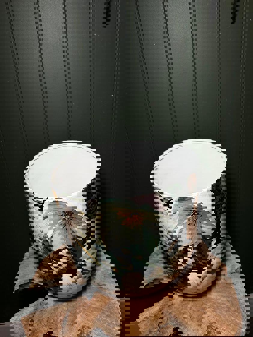 Flower Print Plant Pot