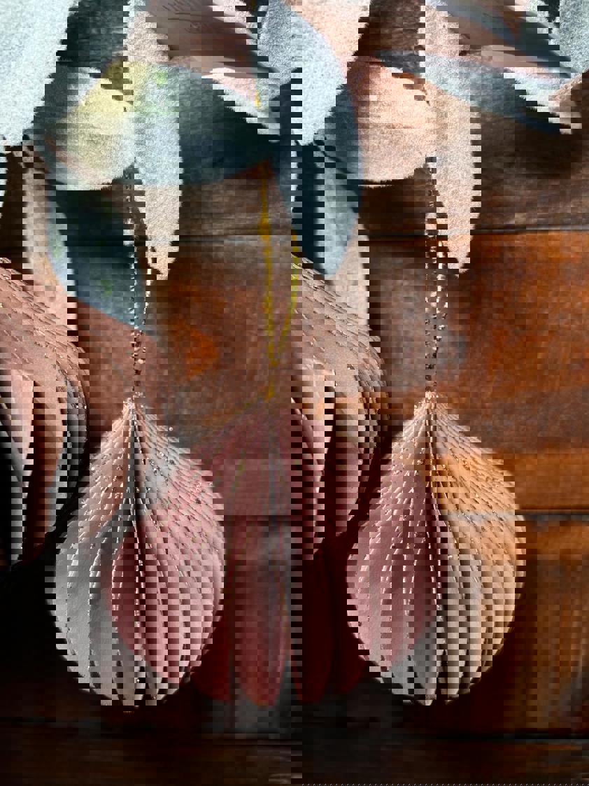 Onion Paper Bauble Onion Paper Bauble