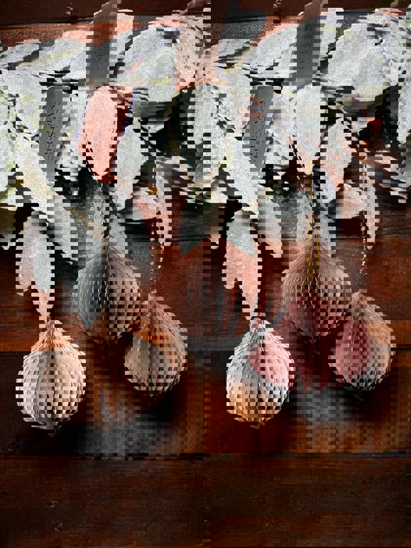 Onion Paper Bauble Onion Paper Bauble