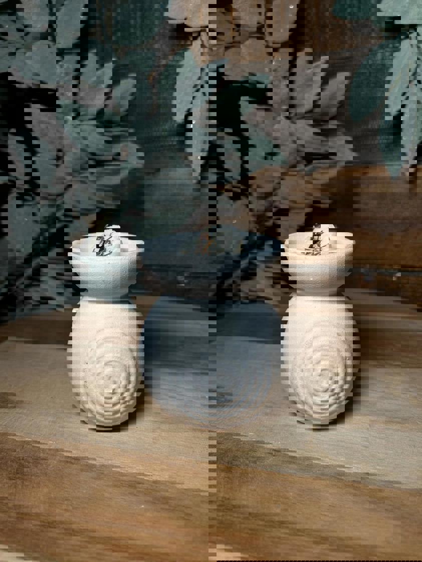 Small Speckled Spiral Oil/Wax Burner Small Speckled Spiral Oil/Wax Burner
