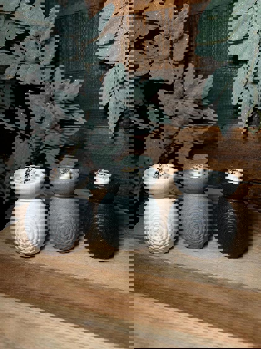 Small Speckled Spiral Oil/Wax Burner Small Speckled Spiral Oil/Wax Burner