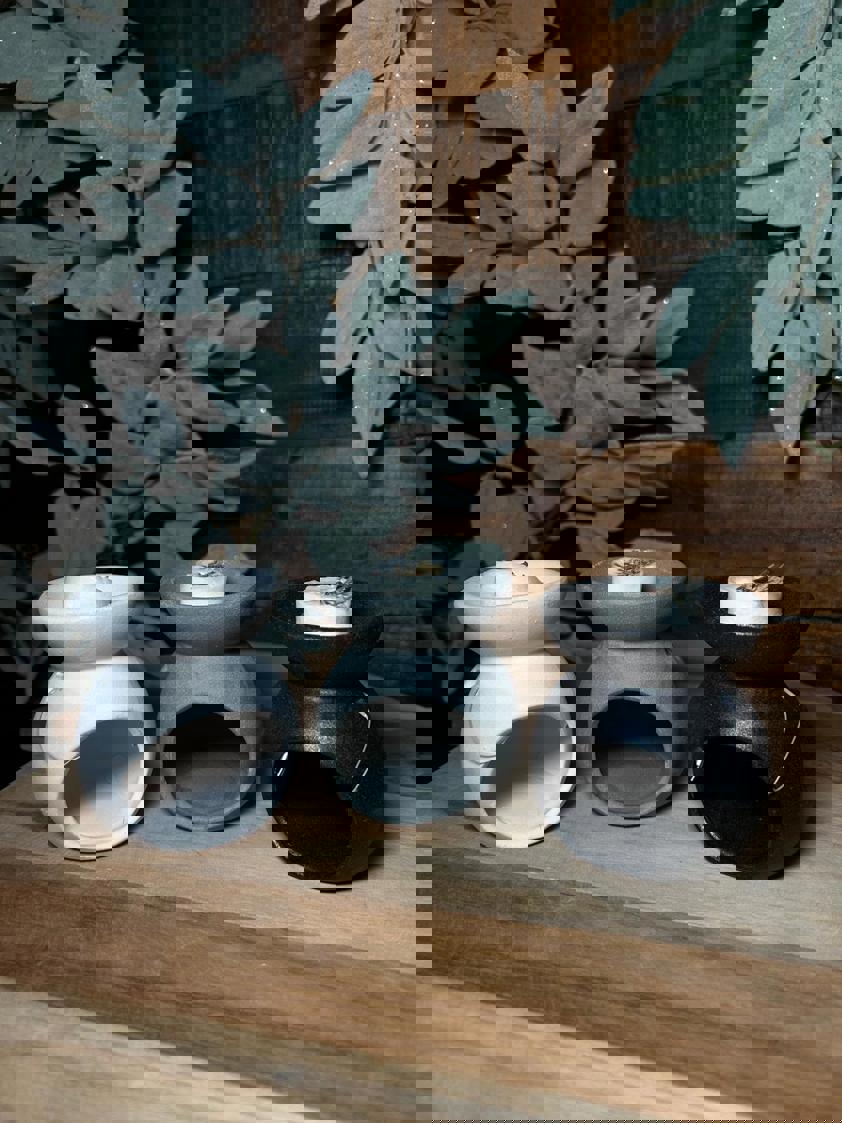 Small Speckled Spiral Oil/Wax Burner Small Speckled Spiral Oil/Wax Burner