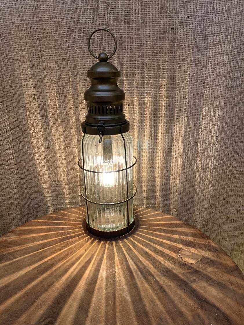 Bronze LED Lantern (Tall)