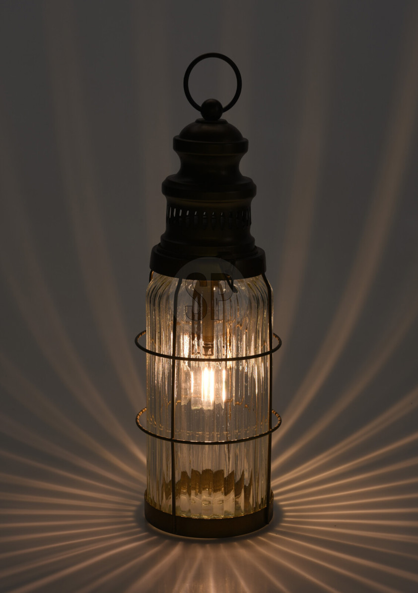 Bronze LED Lantern (Tall)