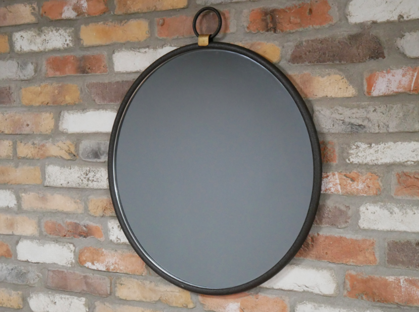 Black Circle Mirror