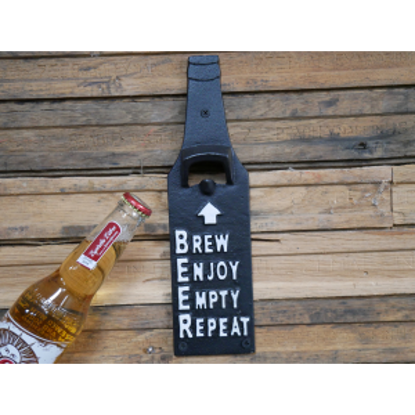 Great Minds Cast Iron Bottle Shaped Opener