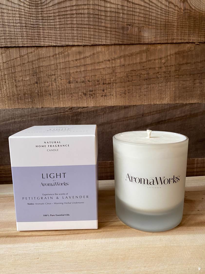 AromaWorks Candle - Petitgrain & Lavender