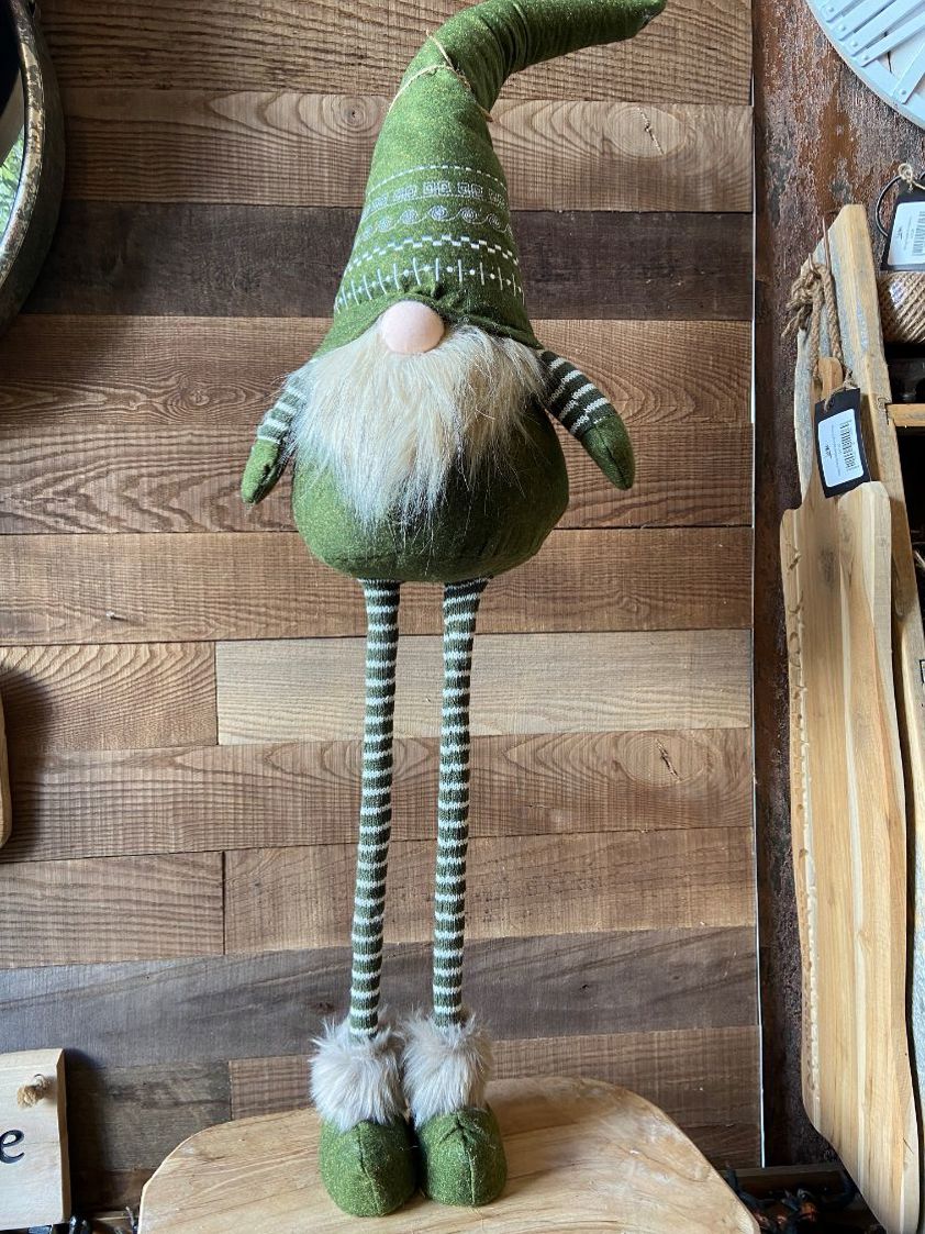 Green Gnome with Telescope Legs