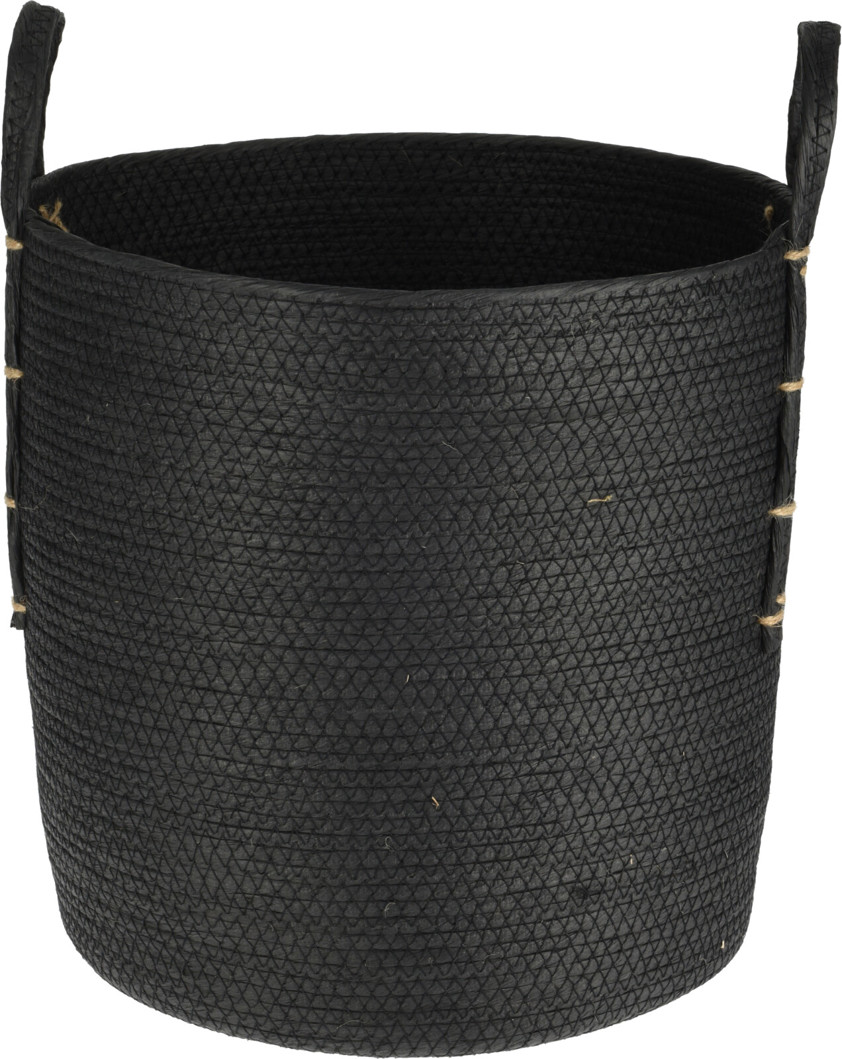 Black Basket With Handle