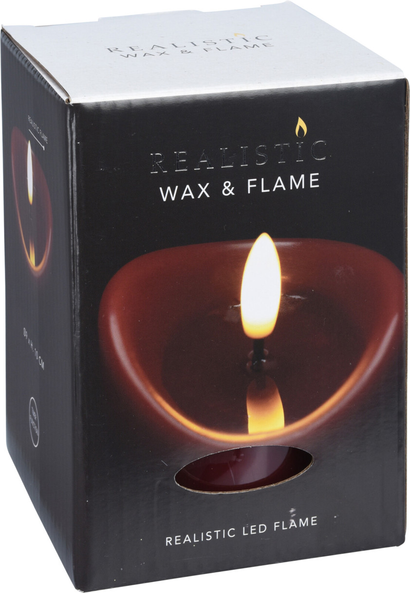 Dark Red LED Candle