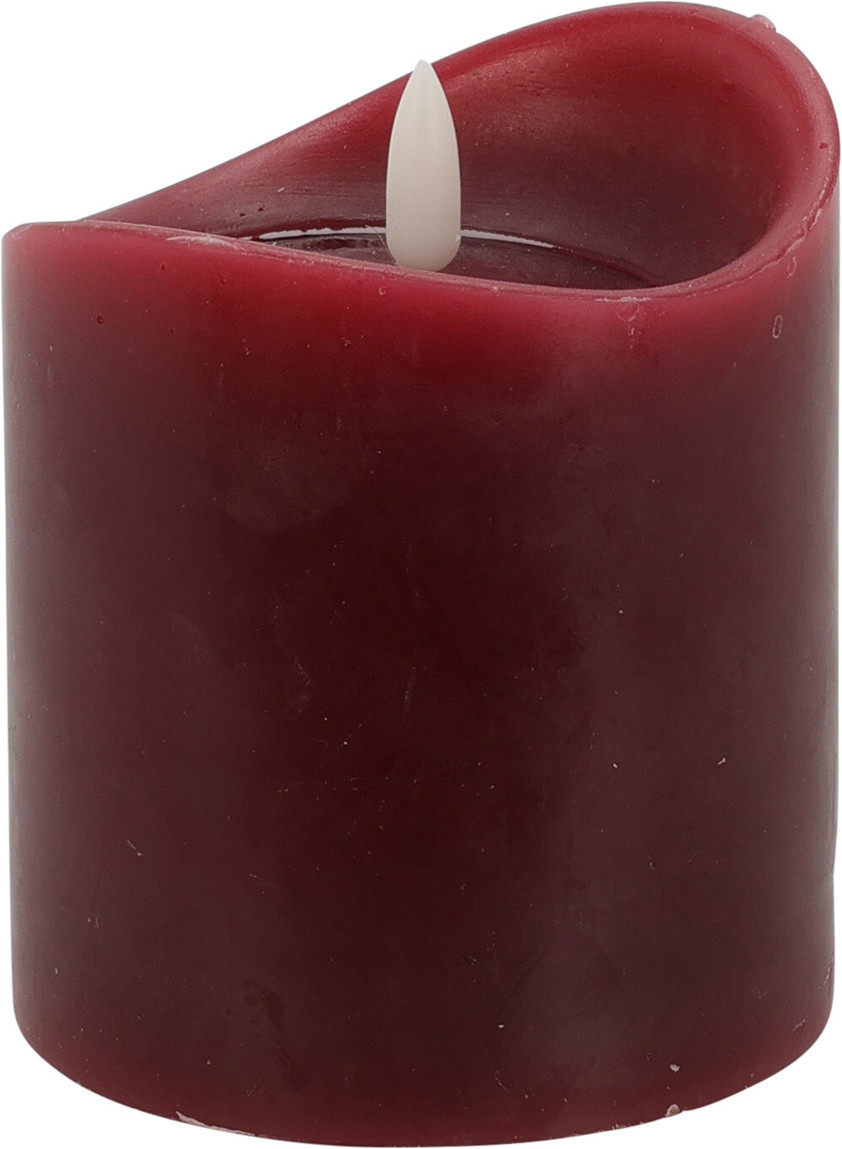 Dark Red LED Candle
