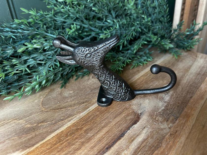 Cast Iron Giraffe Coat Hook