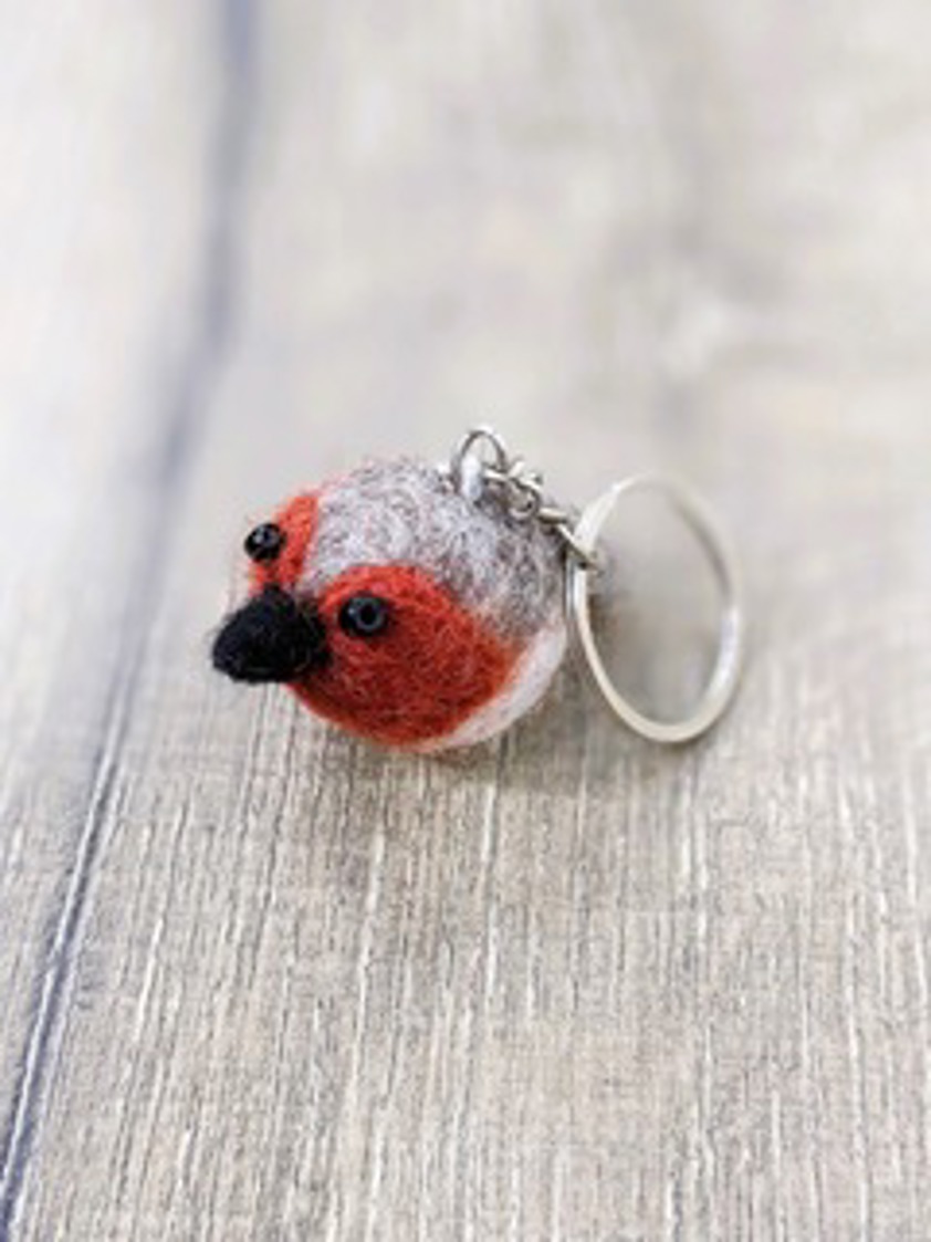 Robbie The Robin Bag Charm/Keyring