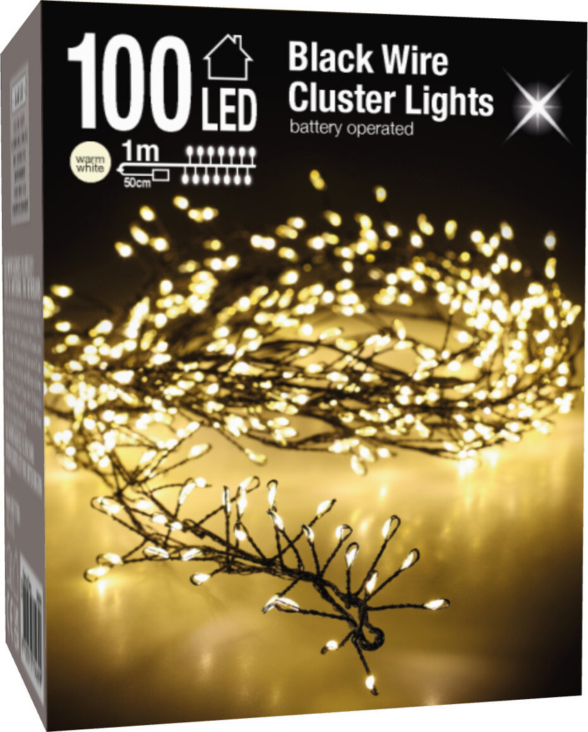 Blackwire 100 LED Cluster Warm White