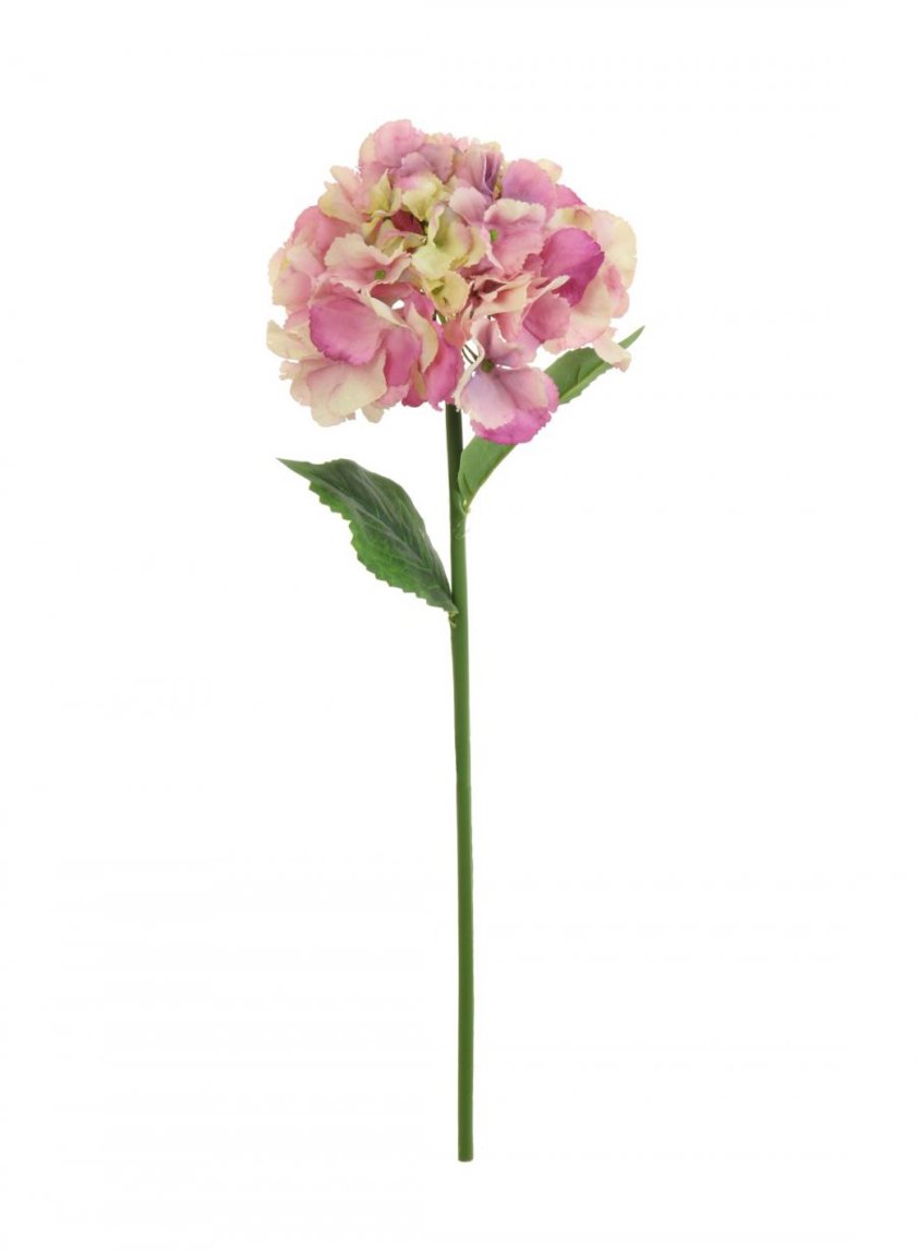 Silk Short Stem French Hydrangea Pink Lilac 177576