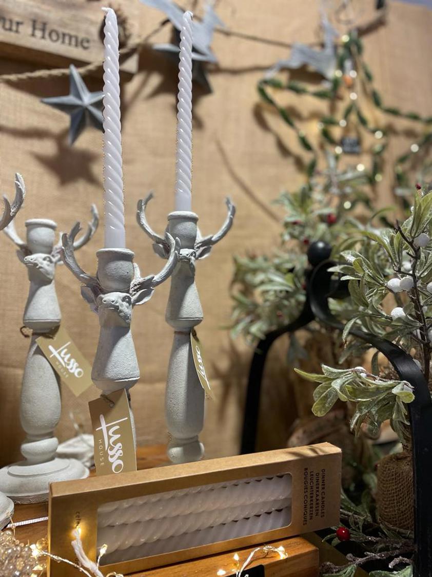 Specials - Small and Large Stag Candleholder Set