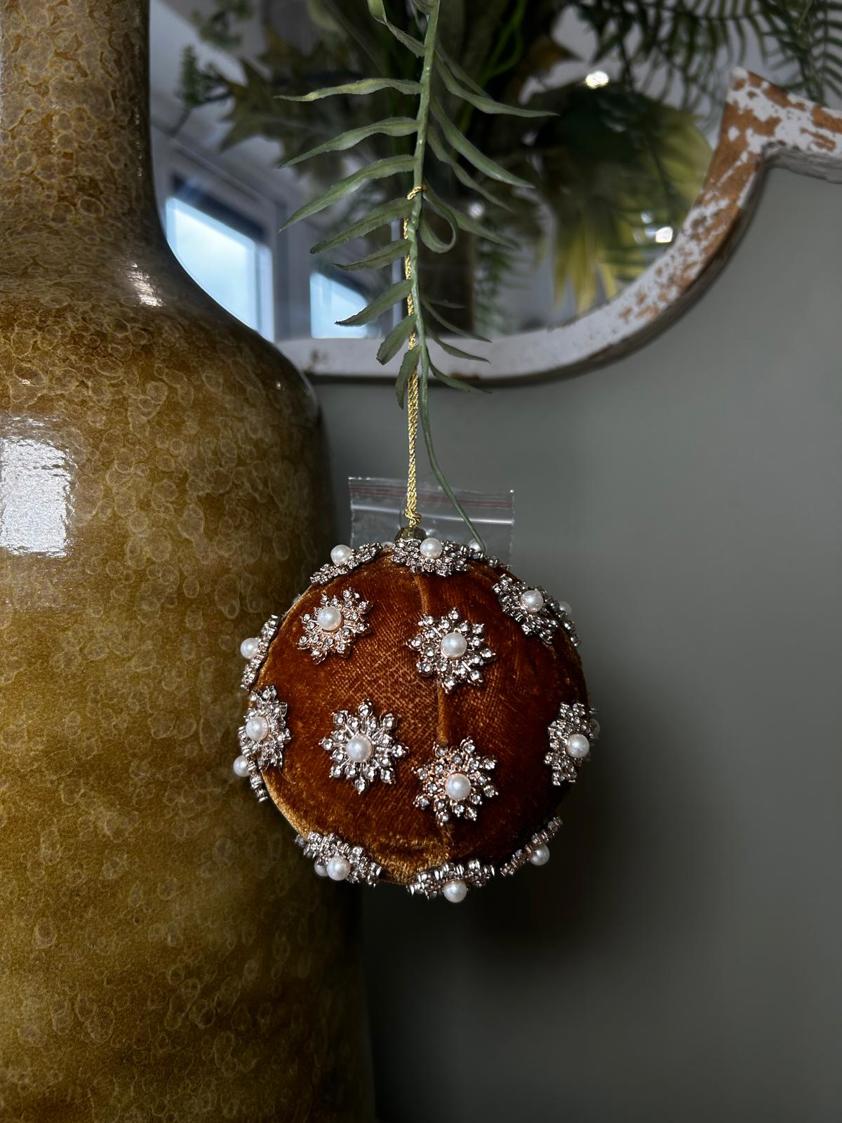 Deep Gold Pearl Bauble