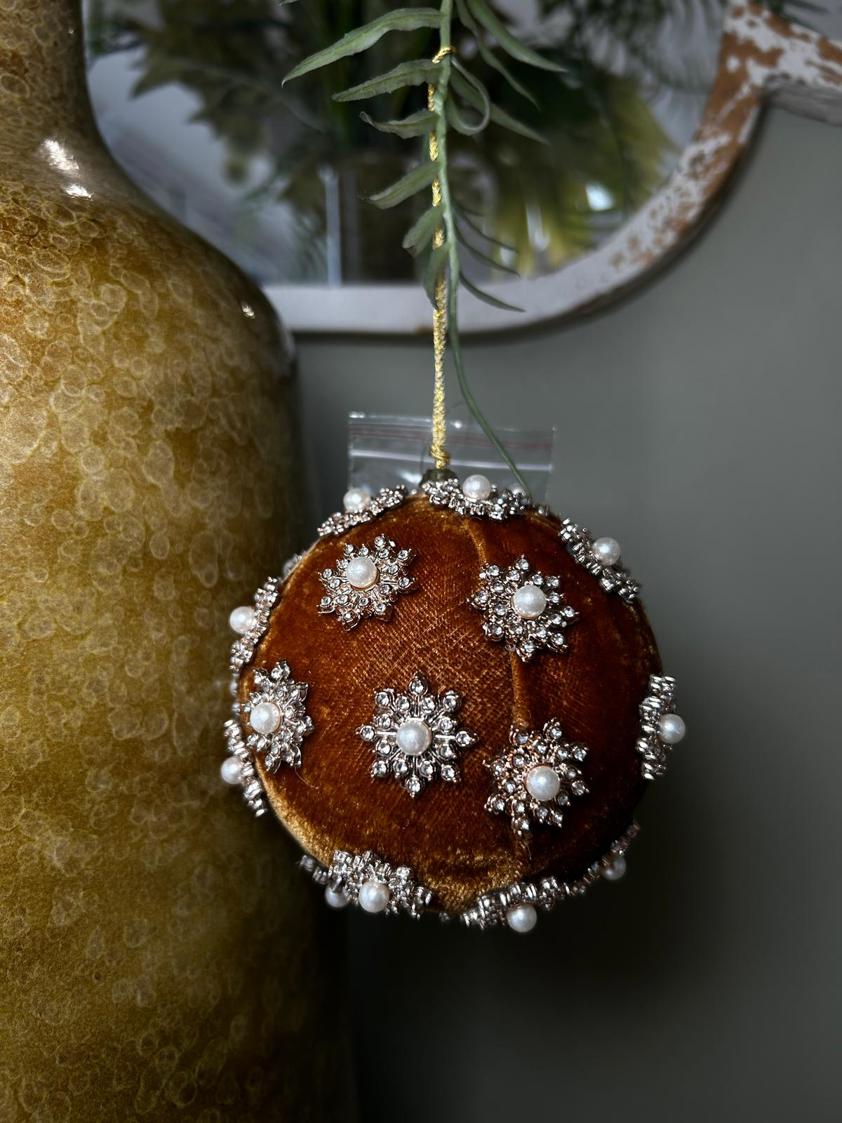 Deep Gold Pearl Bauble