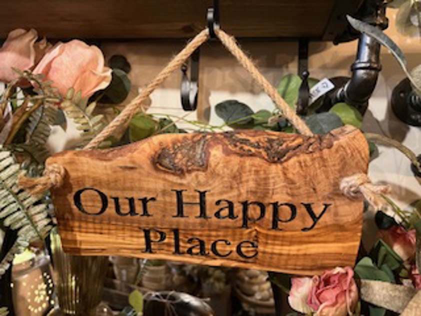 Olive Wood Sign (Small)