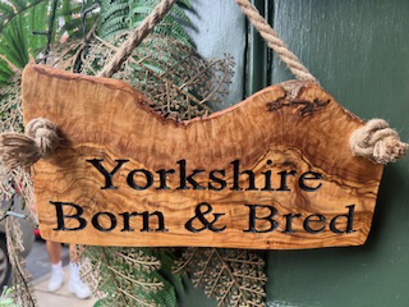 Olive Wood Sign (Small)