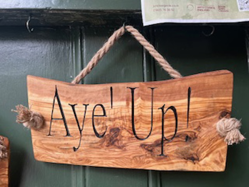 Olive Wood Sign (Small)