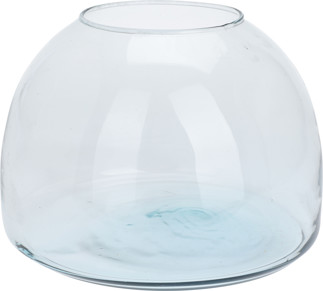  Recycled Glass Open Dome Vase Small