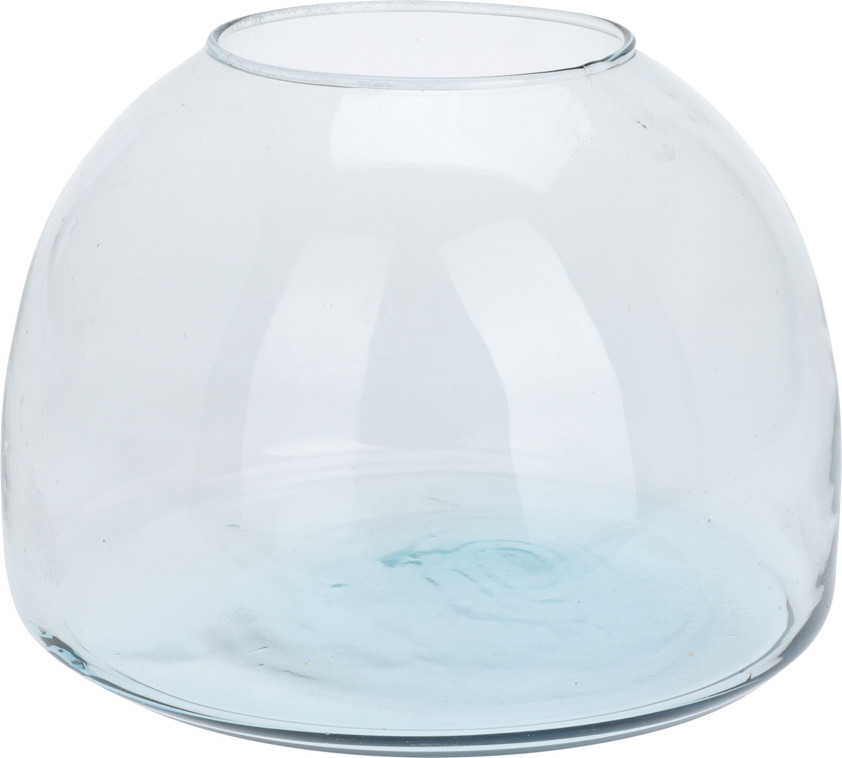 Recycled Glass Open Dome Vase Small