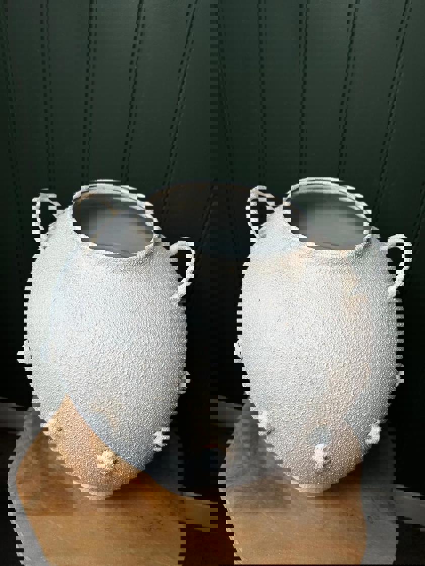 Stone Effect Bobble Vase