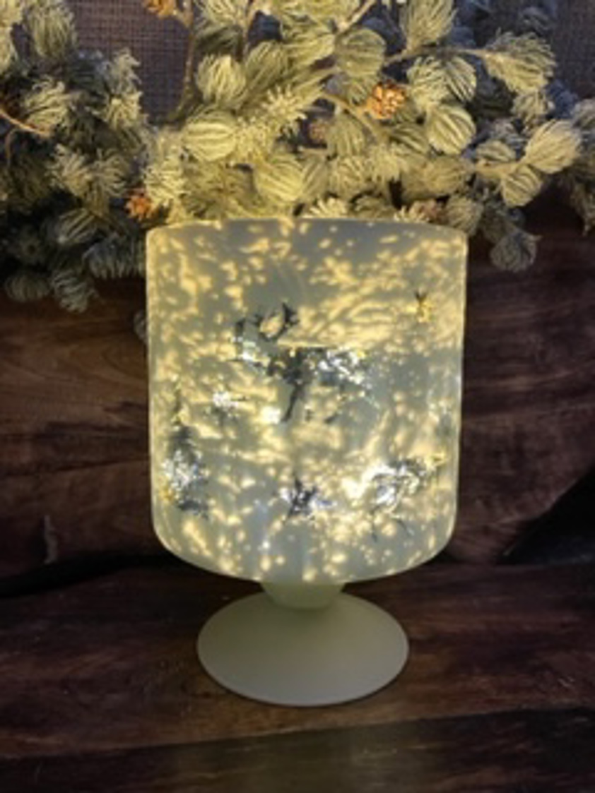 Reindeer Snowflake Candle Holder Including Lights