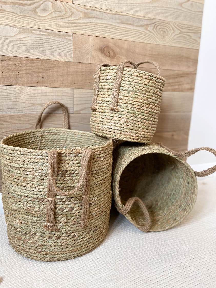 Natural Round Baskets