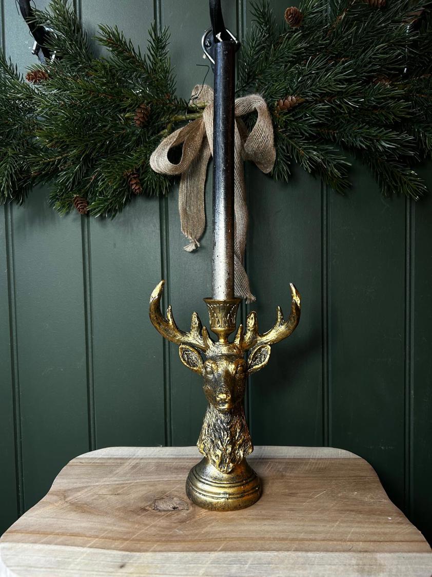 Stag Candle Holder